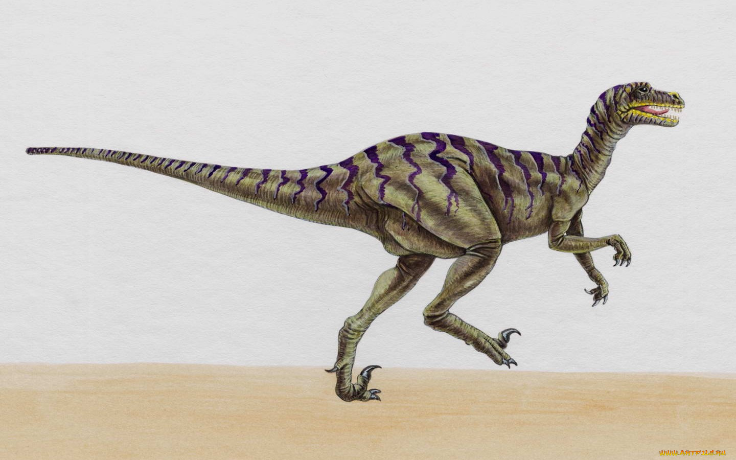 Динозавр с длинными лапами